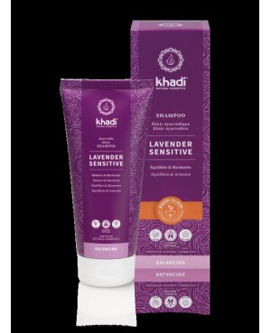 SHAMPOING ELIXIR AYURVEDIQUE LAVENDER SENSITIVE "EQUILIBRE & HARMONIE" KHADI 200 ML